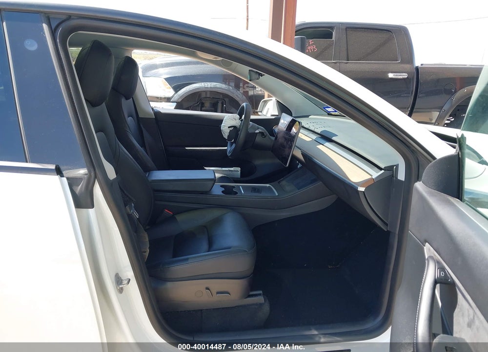 2021 TESLA MODEL Y VIN: 5YJYGDEEXMF186406