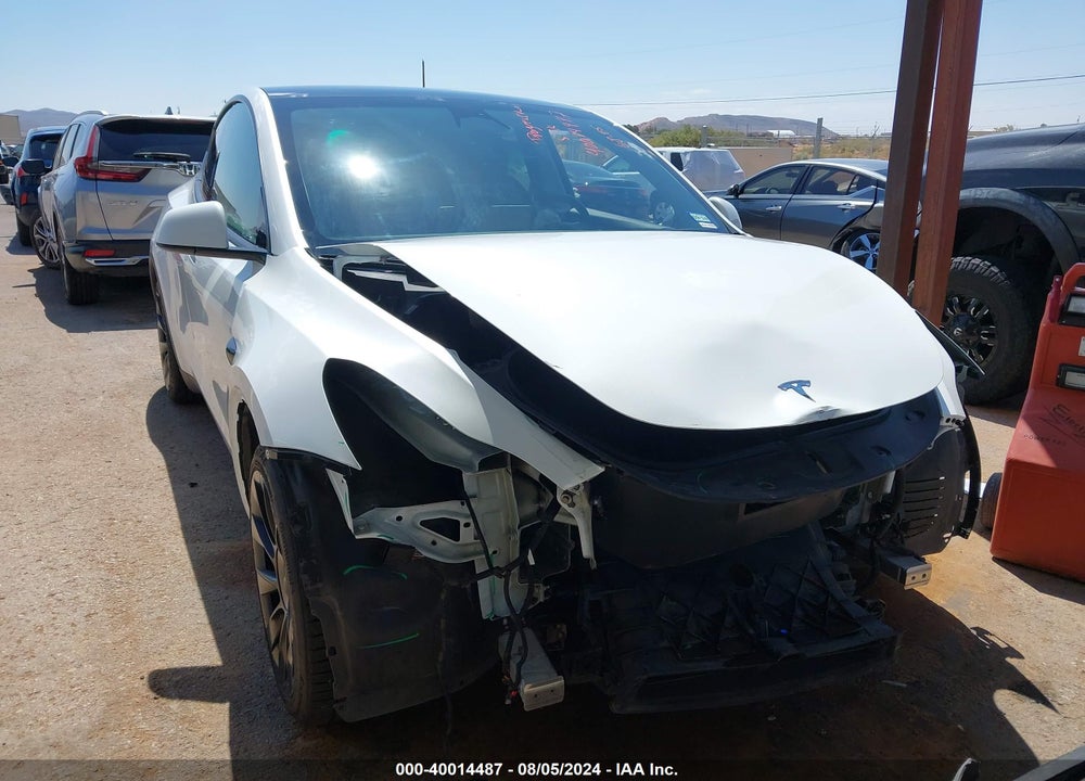 2021 TESLA MODEL Y VIN: 5YJYGDEEXMF186406