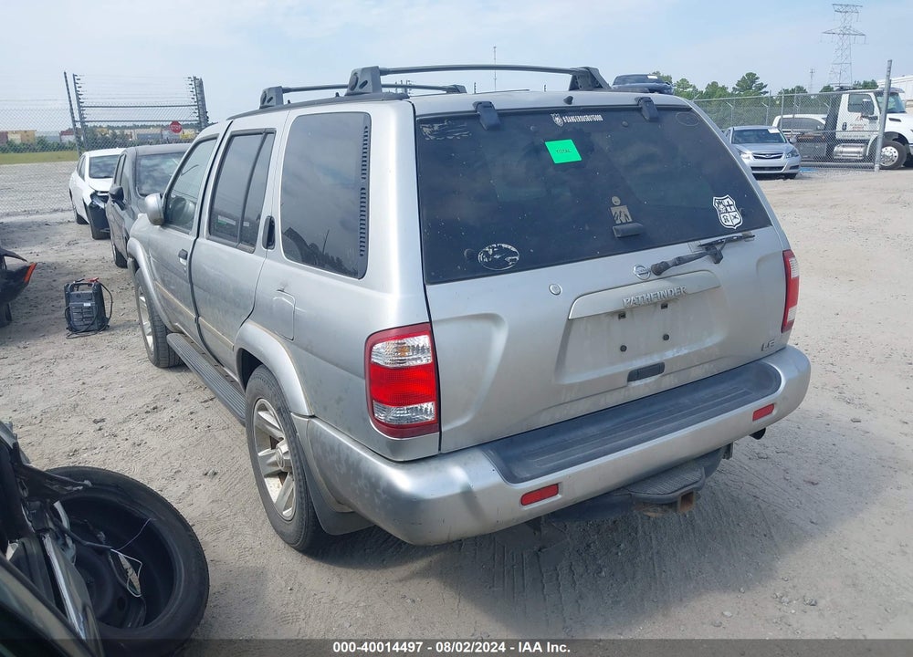 2003 NISSAN PATHFINDER LE VIN: JN8DR09Y23W825317