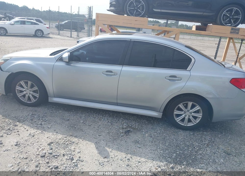 2012 SUBARU LEGACY 2.5I PREMIUM VIN: 4S3BMBG6XC3015935