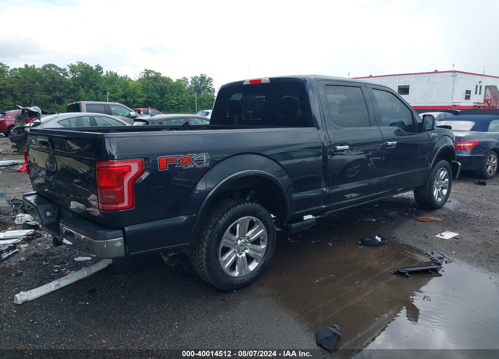 2015 FORD F-150 LARIAT VIN: 1FTFW1EF8FFC17927