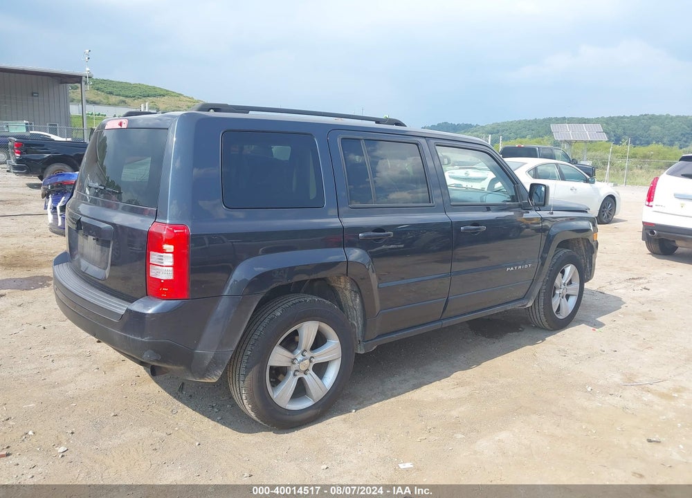 2015 JEEP PATRIOT LATITUDE VIN: 1C4NJRFB6FD154648