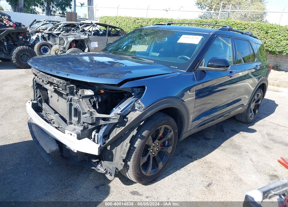 2020 FORD EXPLORER ST VIN: 1FM5K8GC9LGA44844