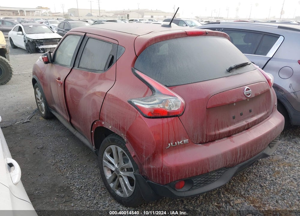 2016 NISSAN JUKE NISMO/S/SL/SV VIN: JN8AF5MR3GT608519