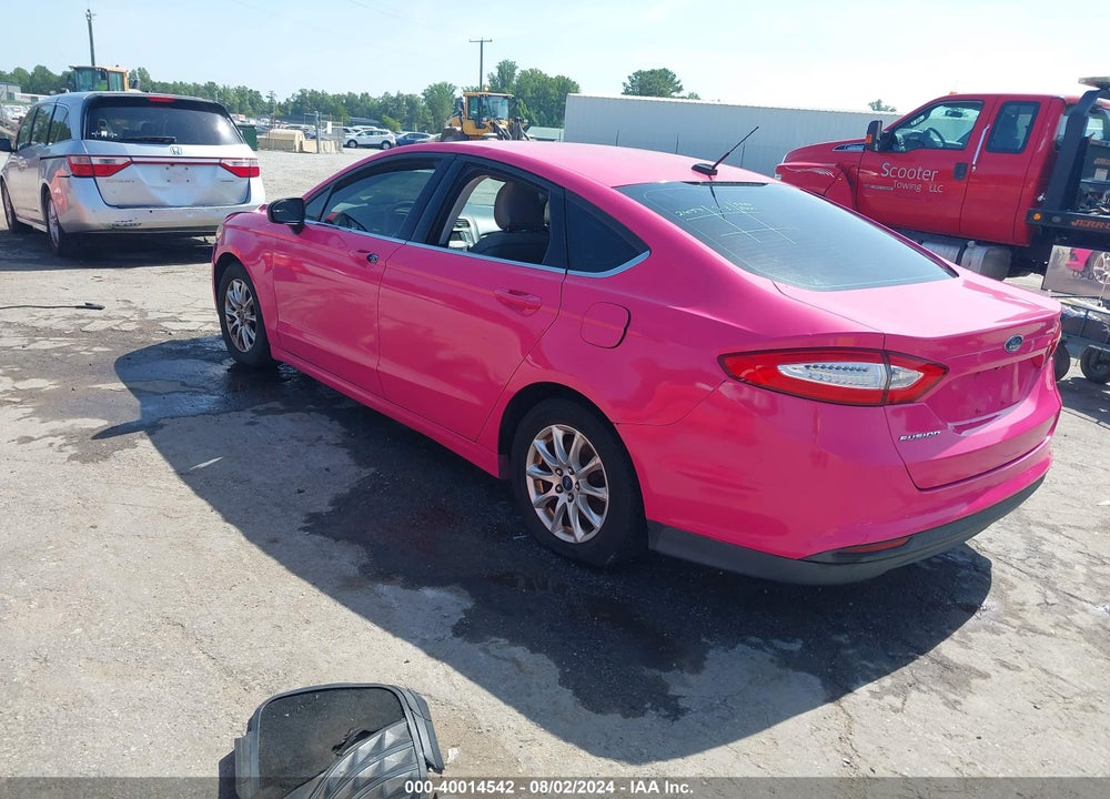 2015 FORD FUSION S VIN: 3FA6P0G76FR220413