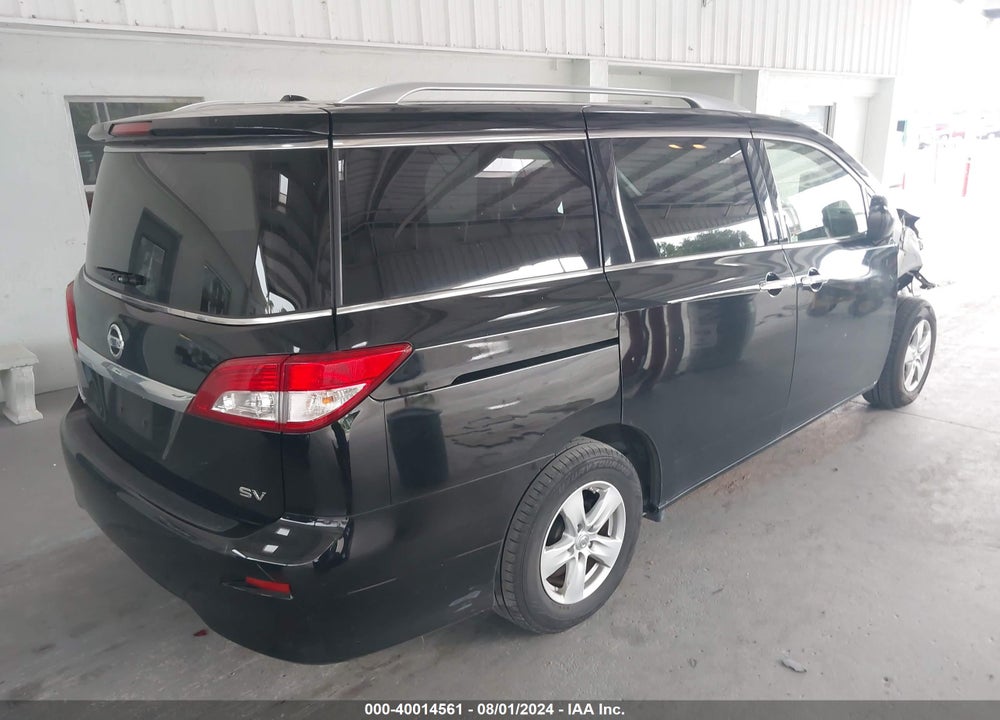 2014 NISSAN QUEST SV VIN: JN8AE2KP6E9106388