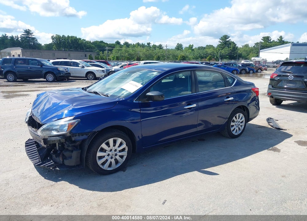 2017 NISSAN SENTRA SV VIN: 3N1AB7AP2HL651702