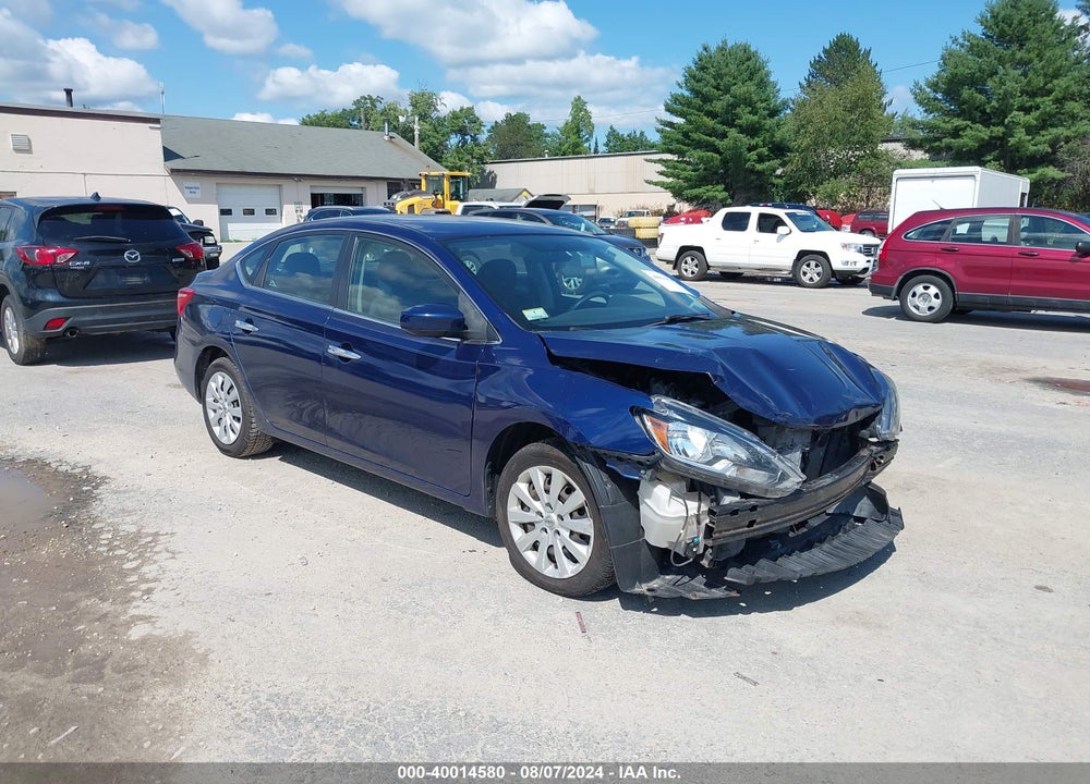 2017 NISSAN SENTRA SV VIN: 3N1AB7AP2HL651702