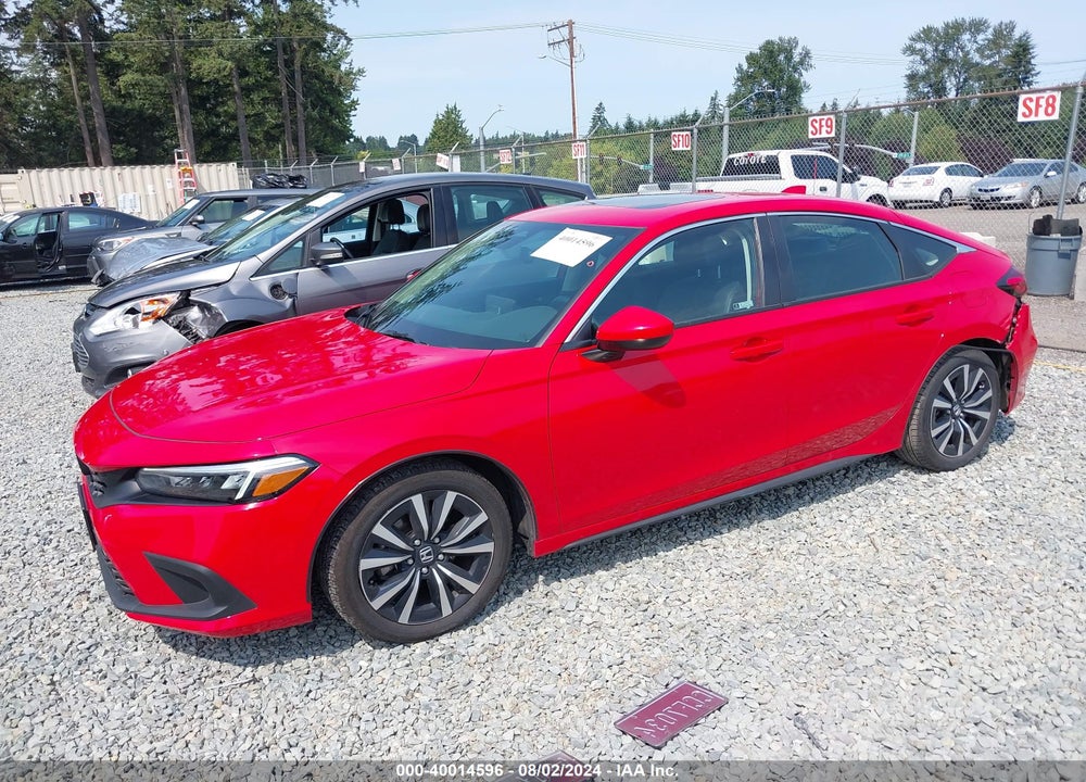 2022 HONDA CIVIC EX-L VIN: 19XFL1H70NE009403