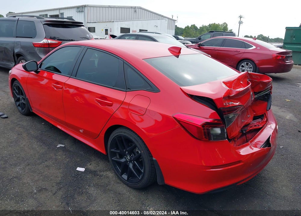 2024 HONDA CIVIC SPORT VIN: 2HGFE2F51RH508613
