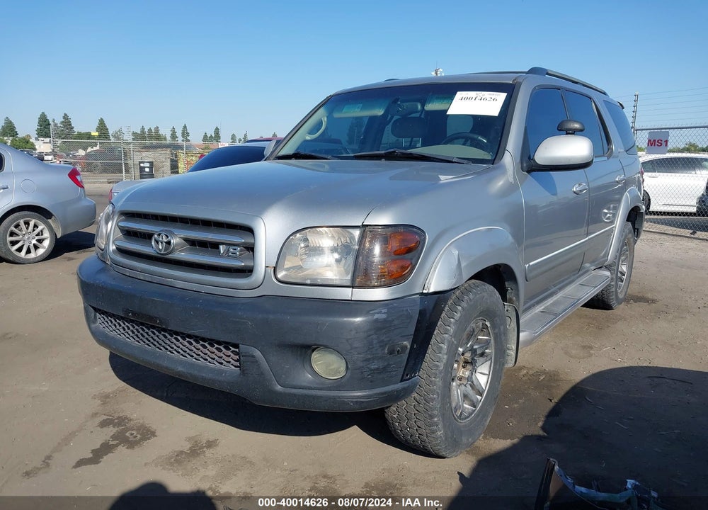 2003 TOYOTA SEQUOIA LIMITED V8 VIN: 5TDZT38A13S173248
