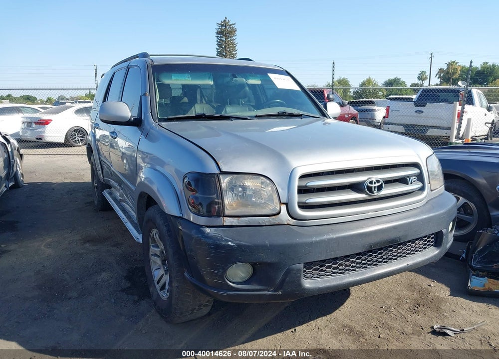 2003 TOYOTA SEQUOIA LIMITED V8 VIN: 5TDZT38A13S173248