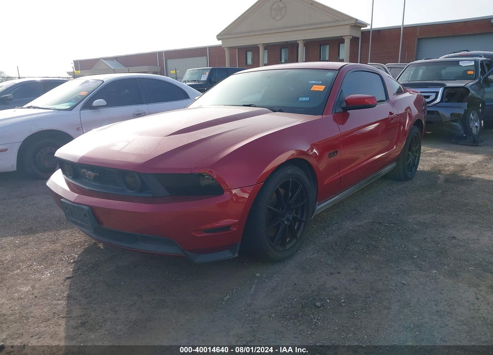 2011 FORD MUSTANG GT PREMIUM VIN: 1ZVBP8CF6B5119497