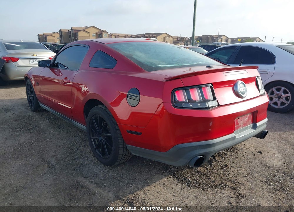 2011 FORD MUSTANG GT PREMIUM VIN: 1ZVBP8CF6B5119497