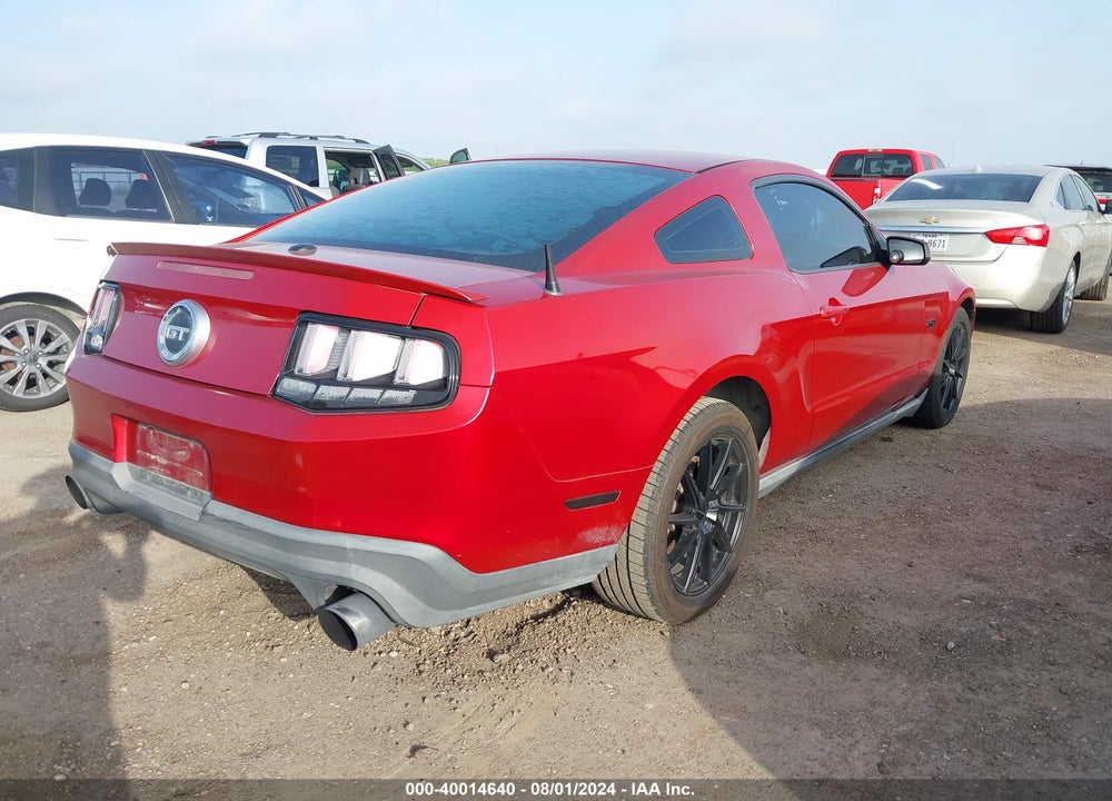 2011 FORD MUSTANG GT PREMIUM VIN: 1ZVBP8CF6B5119497