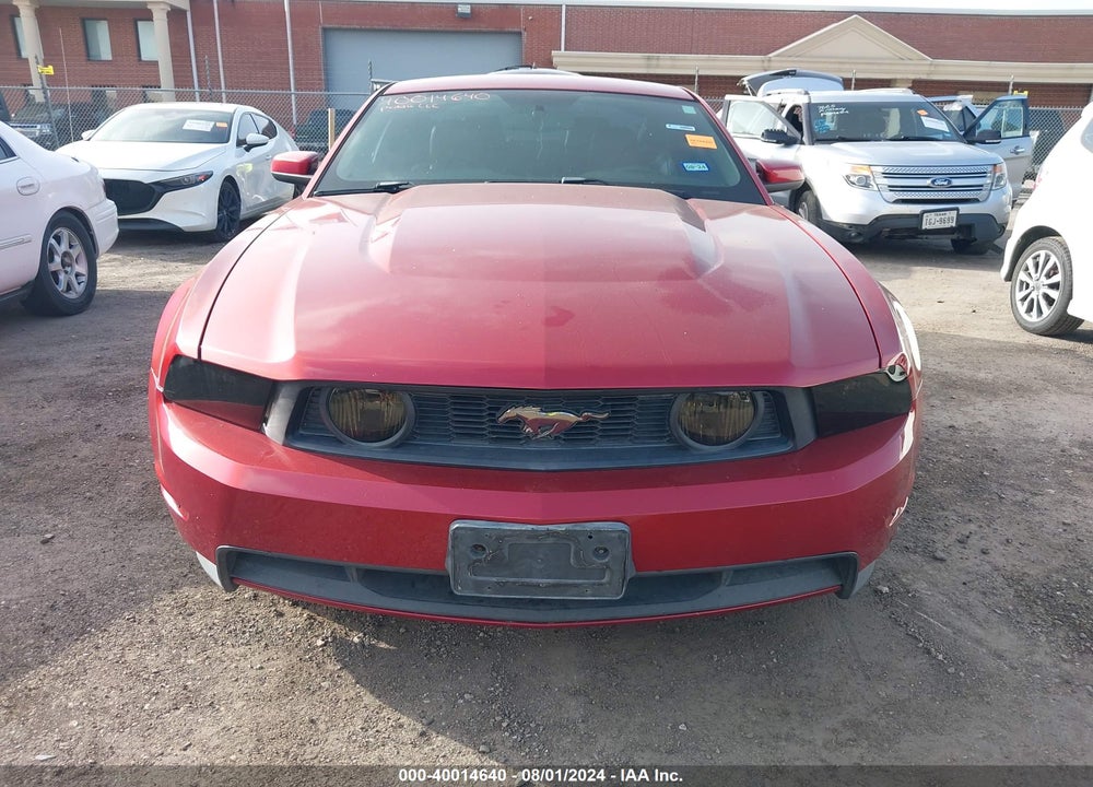 2011 FORD MUSTANG GT PREMIUM VIN: 1ZVBP8CF6B5119497