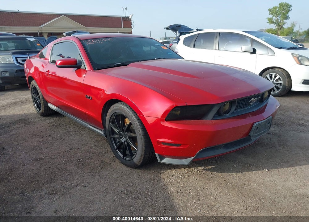 2011 FORD MUSTANG GT PREMIUM VIN: 1ZVBP8CF6B5119497