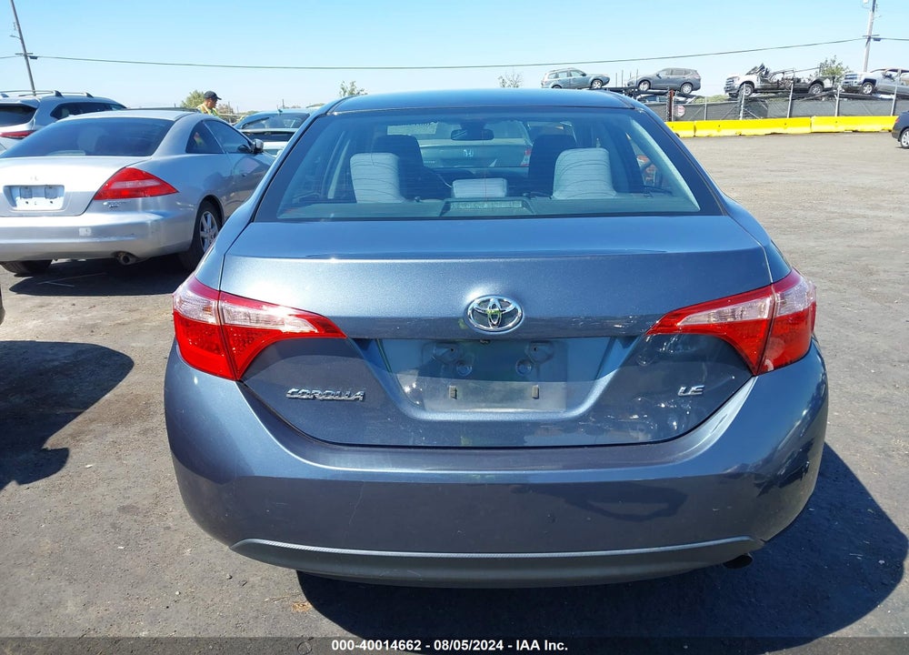 2017 TOYOTA COROLLA LE VIN: 2T1BURHE5HC760038