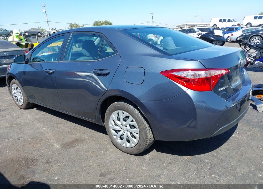 2017 TOYOTA COROLLA LE VIN: 2T1BURHE5HC760038