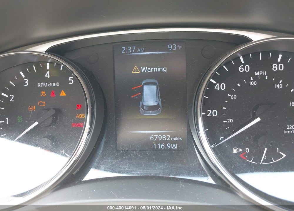 2014 NISSAN ROGUE SV VIN: 5N1AT2MV3EC809457
