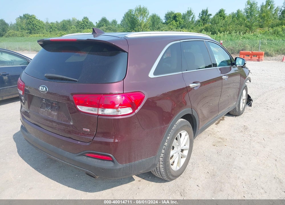 2017 KIA SORENTO 2.4L LX VIN: 5XYPGDA30HG199521