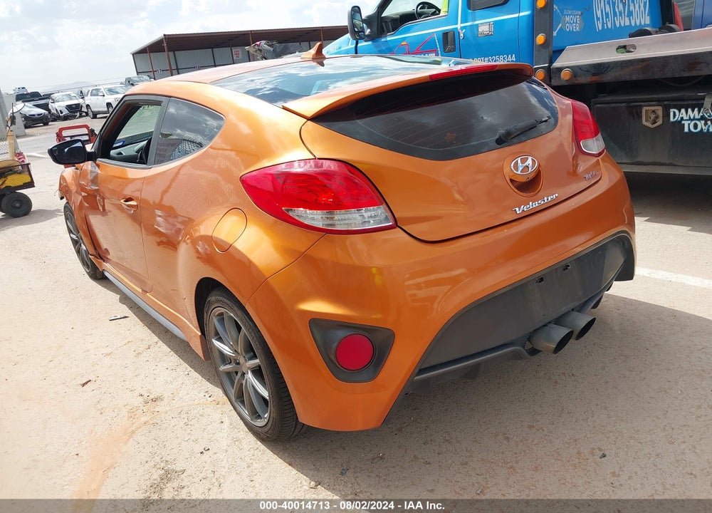 2016 HYUNDAI VELOSTER TURBO VIN: KMHTC6AE2GU301563