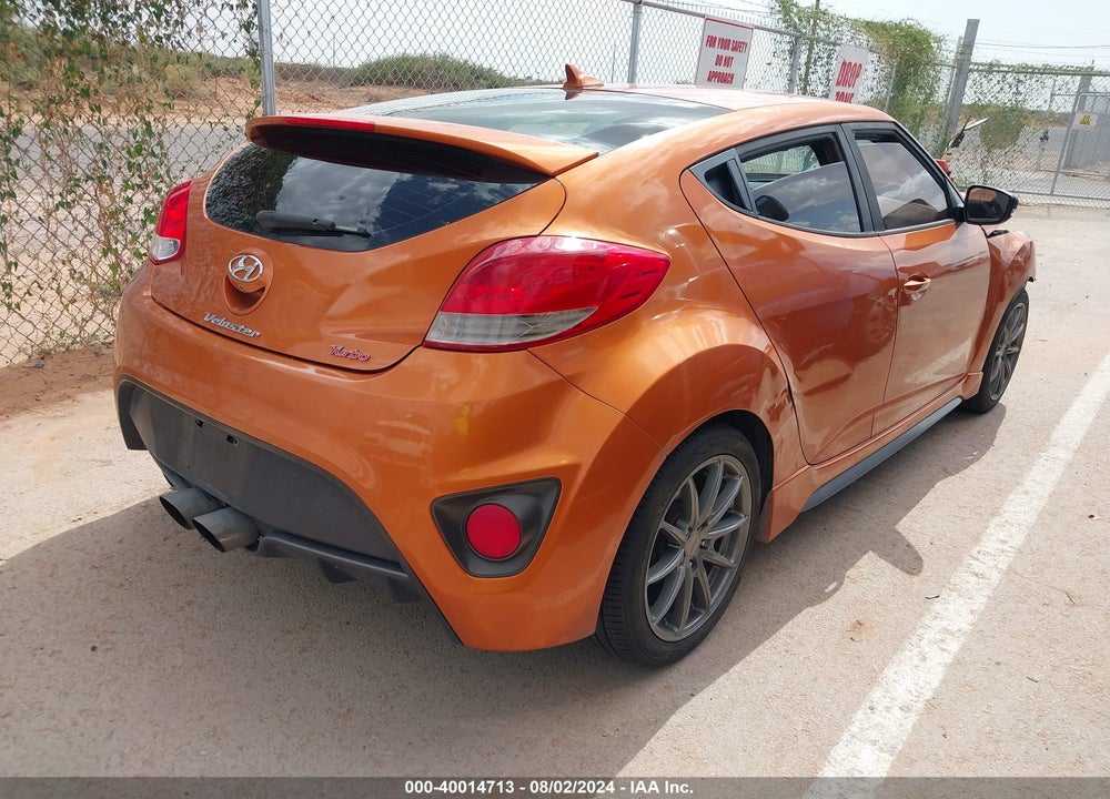 2016 HYUNDAI VELOSTER TURBO VIN: KMHTC6AE2GU301563