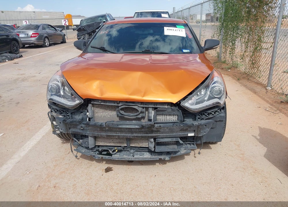 2016 HYUNDAI VELOSTER TURBO VIN: KMHTC6AE2GU301563