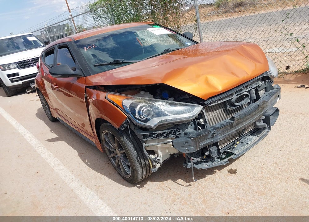 2016 HYUNDAI VELOSTER TURBO VIN: KMHTC6AE2GU301563