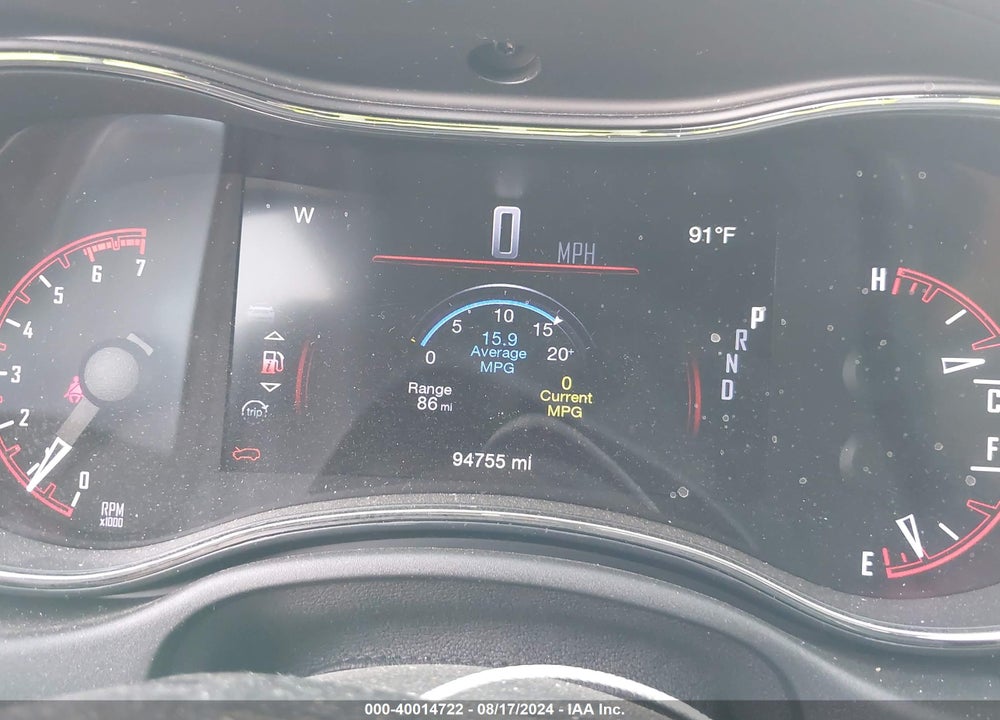 2019 DODGE DURANGO R/T AWD VIN: 1C4SDJCT7KC652320