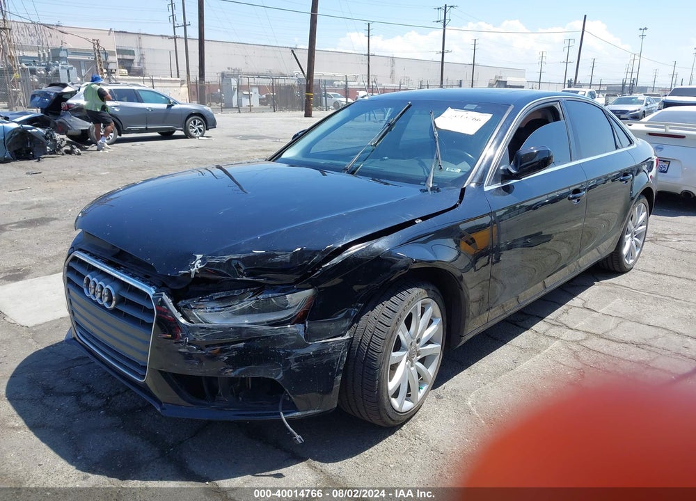 2013 AUDI A4 2.0T PREMIUM VIN: WAUFFAFL7DN051226