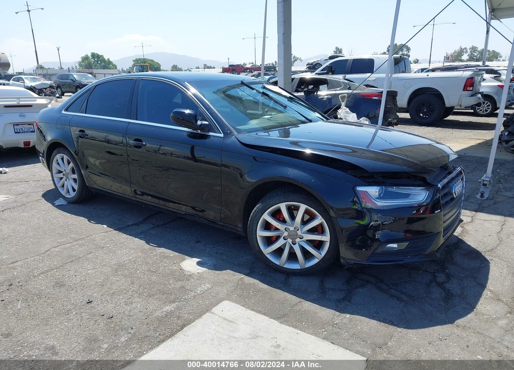 2013 AUDI A4 2.0T PREMIUM VIN: WAUFFAFL7DN051226