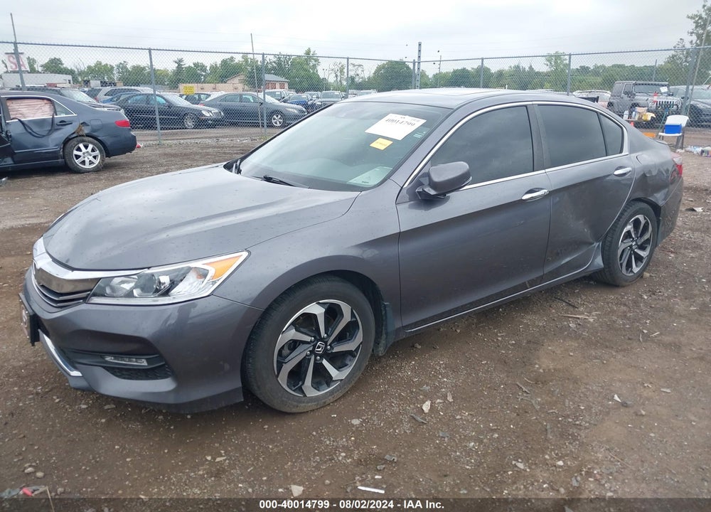 2016 HONDA ACCORD EX-L VIN: 1HGCR2F91GA125941