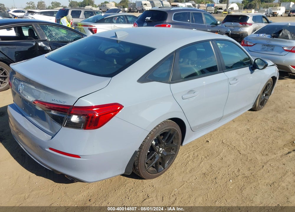 2022 HONDA CIVIC SPORT VIN: 2HGFE2F58NH591290