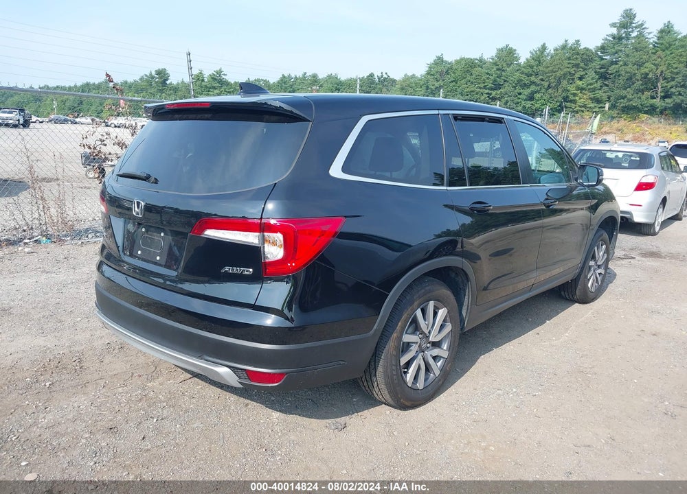 2022 HONDA PILOT AWD EX-L VIN: 5FNYF6H53NB089527