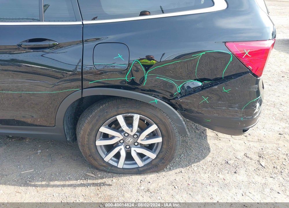 2022 HONDA PILOT AWD EX-L VIN: 5FNYF6H53NB089527