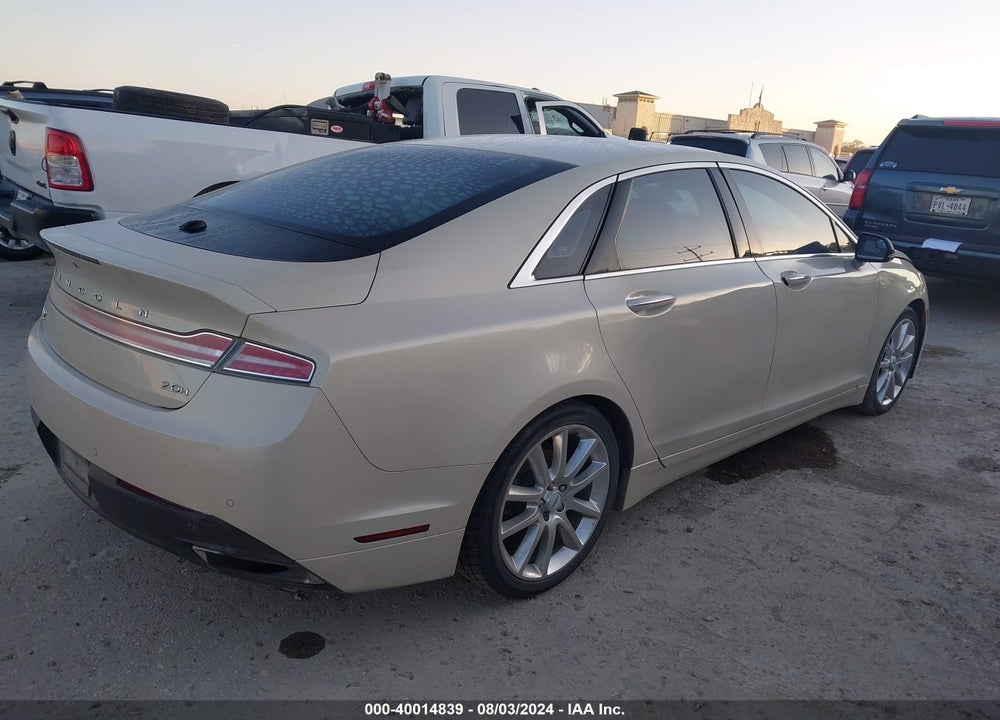 2015 LINCOLN MKZ HYBRID VIN: 3LN6L2LU9FR607756