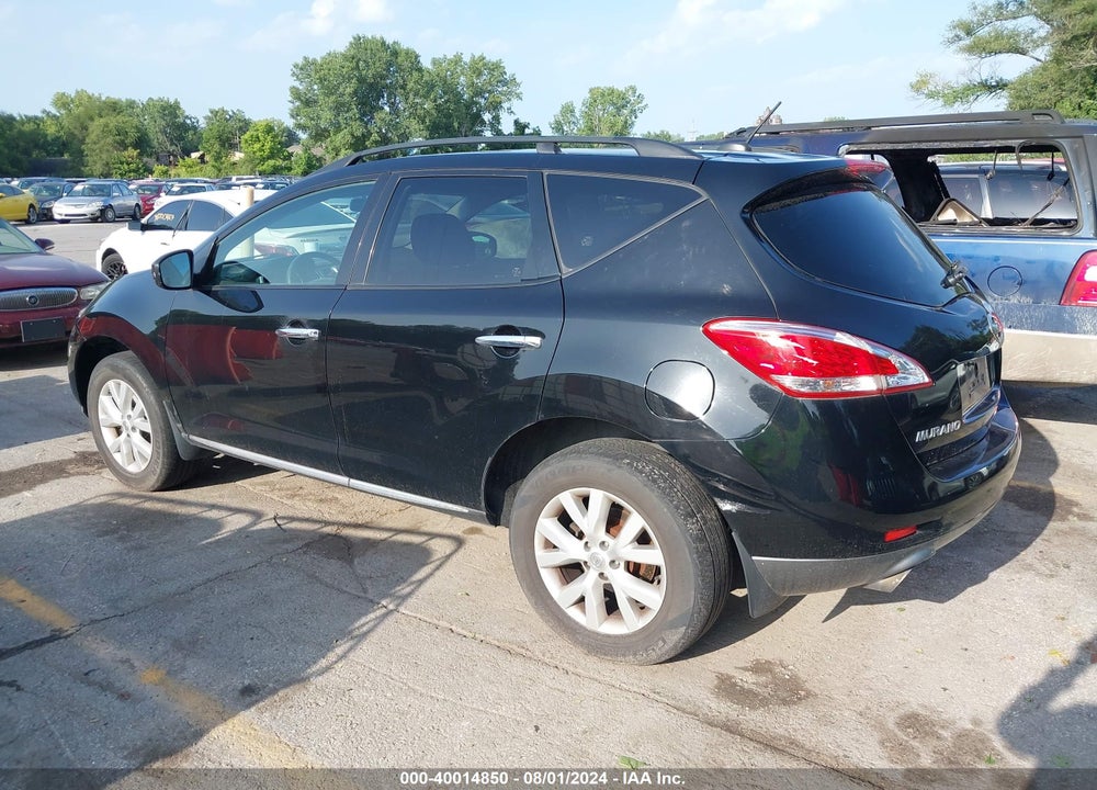 2011 NISSAN MURANO SV VIN: JN8AZ1MW4BW174897