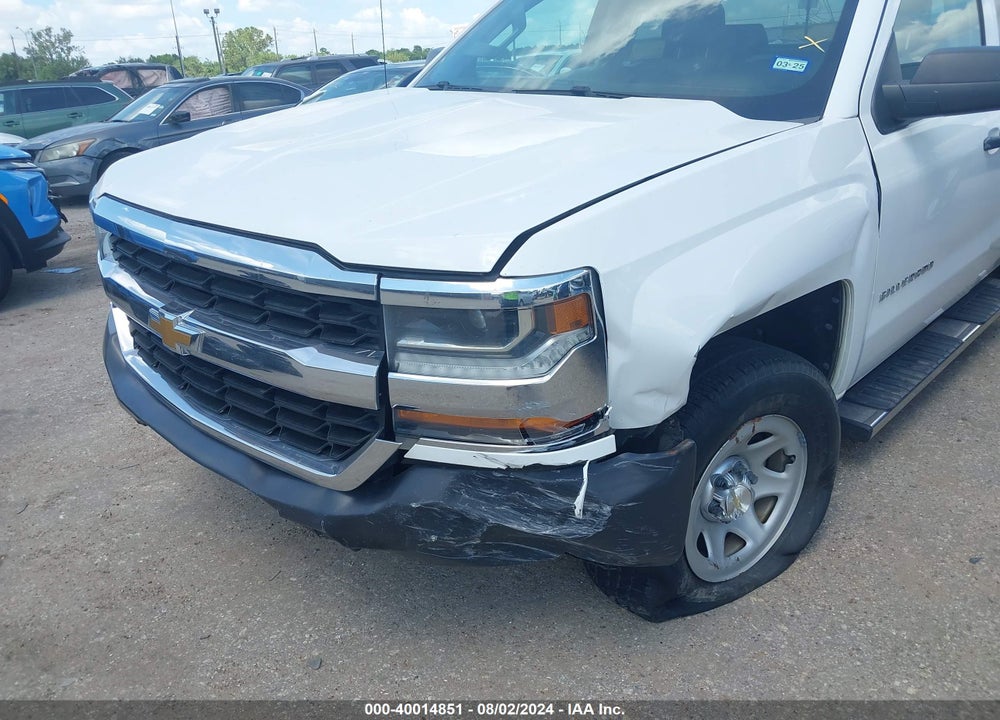 2018 CHEVROLET SILVERADO 1500 WT VIN: 1GCRCNECXJZ153304