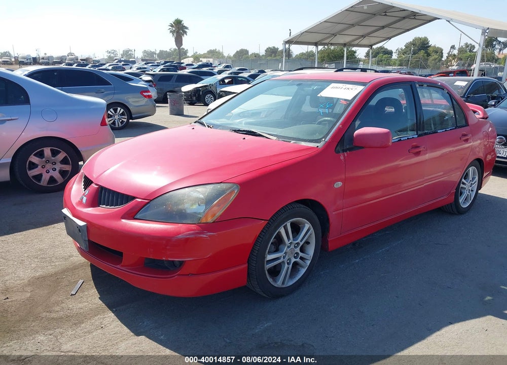 2004 MITSUBISHI LANCER RALLIART VIN: JA3AJ66F44U016912
