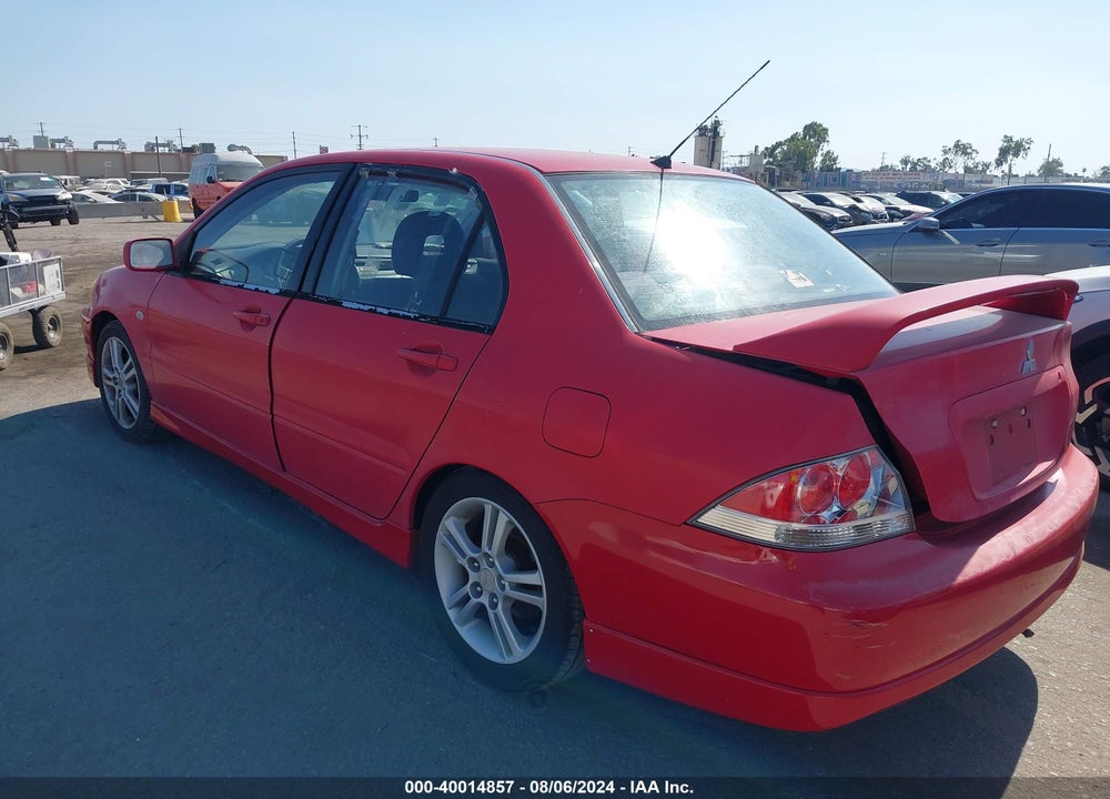 2004 MITSUBISHI LANCER RALLIART VIN: JA3AJ66F44U016912