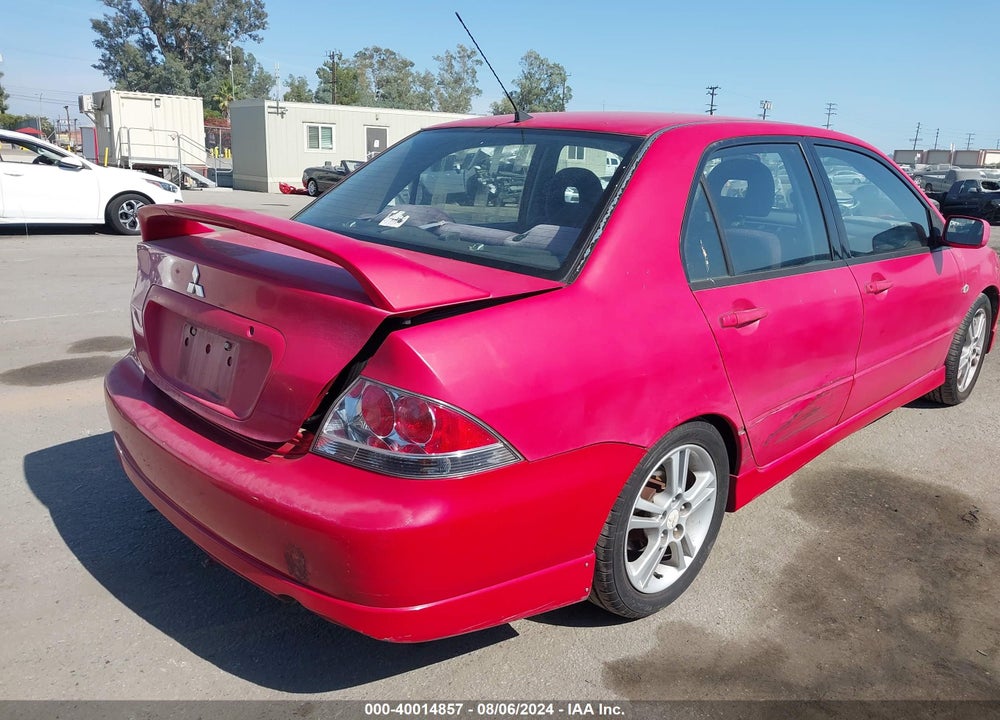2004 MITSUBISHI LANCER RALLIART VIN: JA3AJ66F44U016912