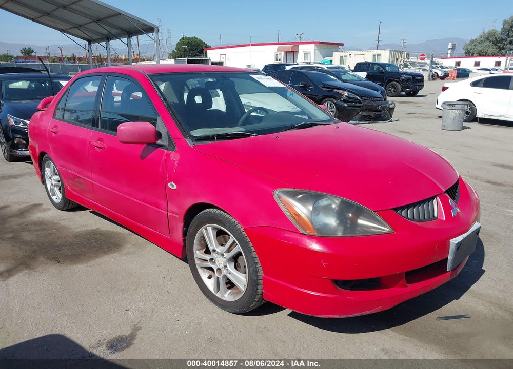 2004 MITSUBISHI LANCER RALLIART VIN: JA3AJ66F44U016912