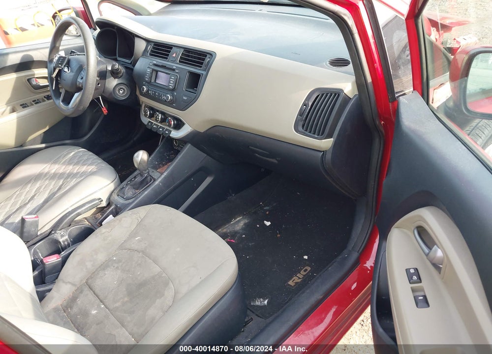 2015 KIA RIO LX VIN: KNADM4A32F6484455