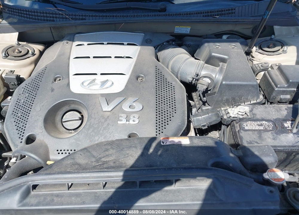2008 HYUNDAI AZERA LIMITED VIN: KMHFC46F18A288620