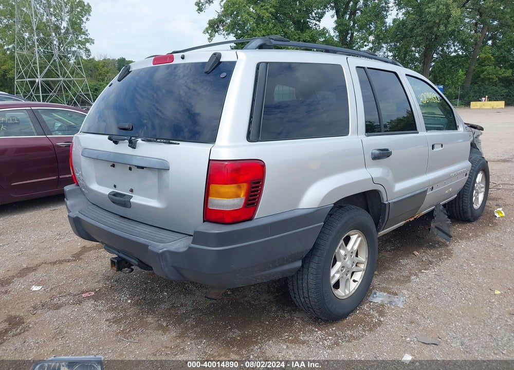 2004 JEEP GRAND CHEROKEE LAREDO VIN: 1J4GW48S64C143401