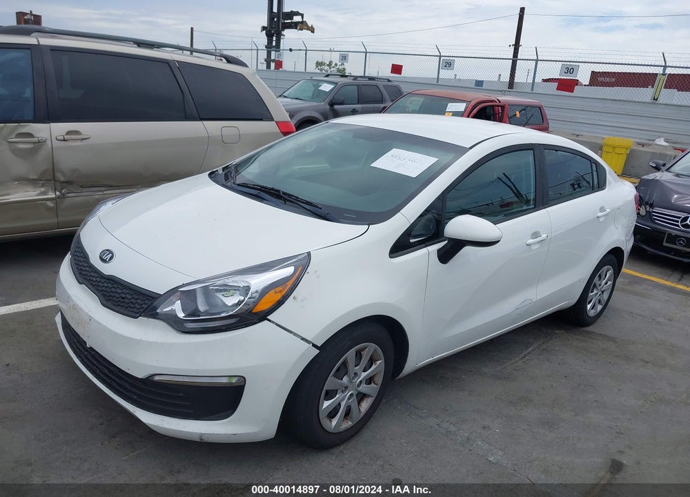 2017 KIA RIO LX VIN: KNADM4A34H6062643