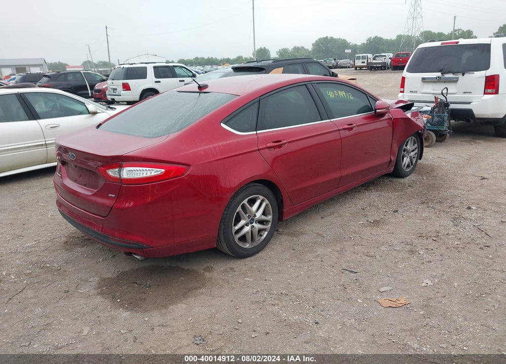 2016 FORD FUSION SE VIN: 3FA6P0H78GR197281