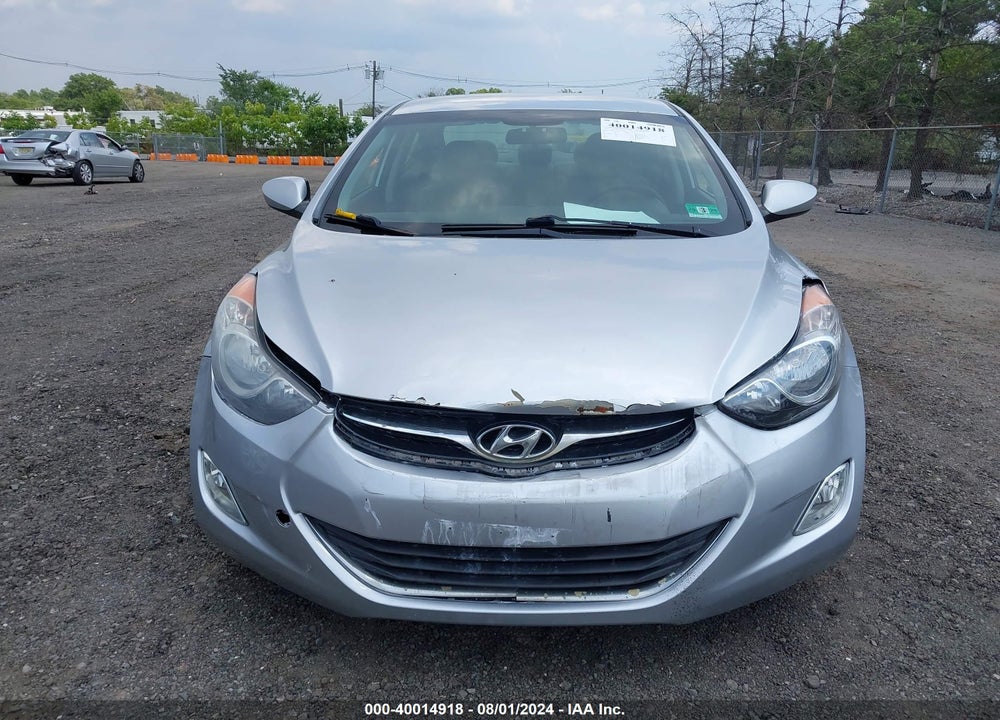 2012 HYUNDAI ELANTRA GLS PZEV VIN: 5NPDH4AE2CH123351
