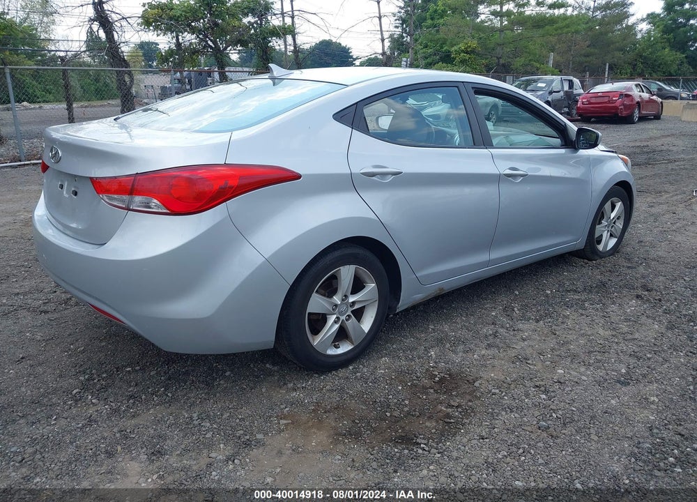 2012 HYUNDAI ELANTRA GLS PZEV VIN: 5NPDH4AE2CH123351